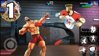 BODYBUILDER GYM FIGHTING GAME GAMEPLAY PART = 1