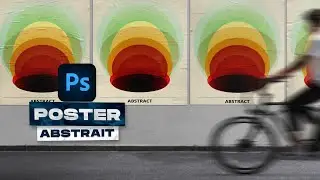 Abstract poster in Photoshop CC