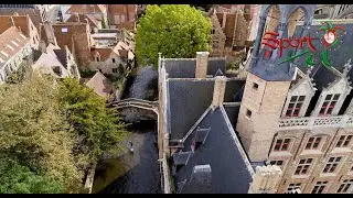 Surfing in the city Brugges in Belgium!