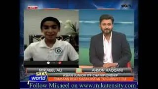 PTV WORLD SPORTS EXTRA - MIKAEEL ALI - TENNIS PLAYER EXCLUSIVE INTERVIEW