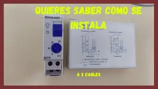 Instalar minutero de escalera a 3 hilos y varias plantas