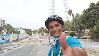 kedar bab cycling Dubai Marina