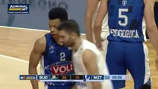 Alley-oop by Bell-Haynes and Kamenja&scaron; (Budućnost VOLI &ndash; MZT Skopje Aerodrom, 15.10.2022)