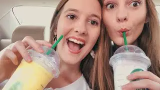 TRYING STARBUCKS NEW FRAPS!!