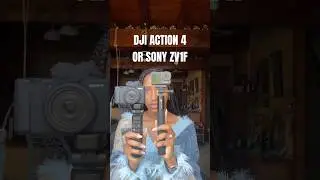 Which is better for vlogging - the Sony ZV-1F or the DJI Action 4? #sonyzv1f #djiaction4