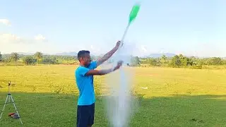 Insane Air Pressure Bottle Rocket | Dangerous Experiment 🚀 