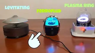 3 Coolest Speakers Ever: Auto Levitating UFO, Plasma Ring, Ferrofluid ⭐  Gadgetify