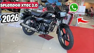 Hero splendor plus xtec 2.0 new gst price✅ splendor xtec 2.0 review 2026👌On road price full details 