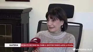 30 GENNAIO 2026 - MATERA, UN SALUTO CHE VIENE DAL CUORE: IL QUESTORE IVAGNES LASCIA LA POLIZIA