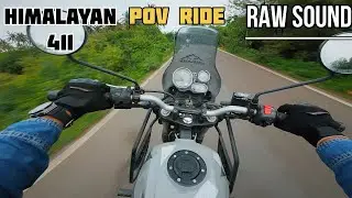 RE HIMALAYAN 411 [ RAW onboard ] @royalenfield @DJI 