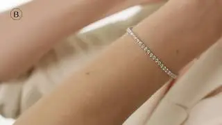 4.00 carat diamond tennis bracelet in white gold
