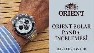 ORIENT SOLAR PANDA KRONOGRAF İNCELEMESİ (RA-TX0203S10B) #orient  #seiko