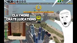 All War Tycoon Claymore Ammunition Crates locations!!!!
