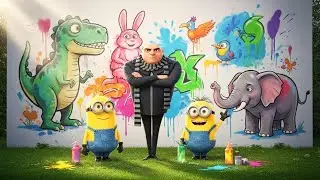 Minions Turn Street Art Into Total Chaos 🎨😂 | Funny Minion Animation