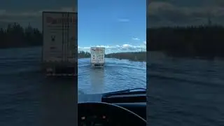 Hwy 17 Flood In Vermilion Bay Ontario