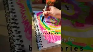 Feel Into Your Boundaries Through Art #arttherapy