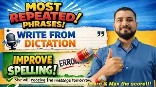 Most Repeated WFD Phrases | Spelling Fix I PTE Listening 2026  #pte #ptetips #ptelistening Tribikram