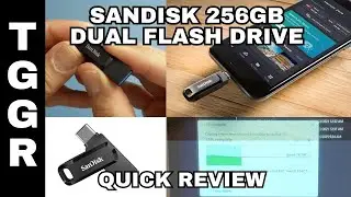 SPEED TEST! Testing the SanDisk 256GB Dual Flash Drive's performance!