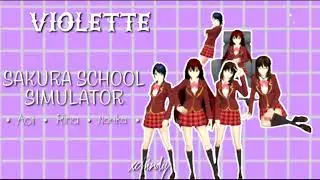 SAKURA SCHOOL SIMULATOR || VIOLETTE