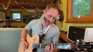 Godin Multiac Steel Natural HG Demo with Line 6 Helix and Acoustic IR