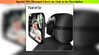 Today Only Baby Car Mirror Adjustable Car Back Seat Rearview Facing Headrest Mount Child Kids Infan