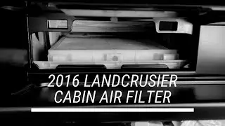 Замена воздушного фильтра салона Land Cruiser 200 серии