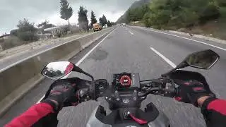 Nk250 bol virajlı Marmaris izmir uzun yol motovlog