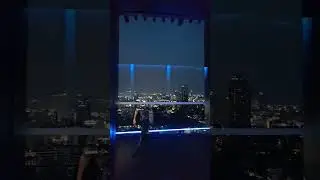 Rooftop Hilton Views at Pattaya 34th floor #travelvlog #travel #hiltonhotels #pattayavlog #rooftop