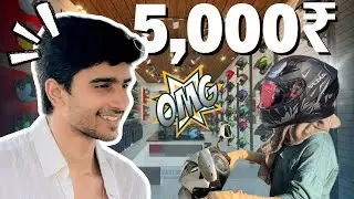 ₹5000 Helmet for Her 🛵 | Worth It or Waste of Money? 😱🫨