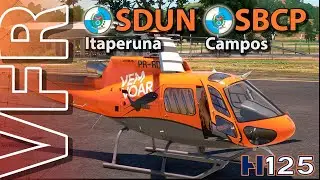 VFR | Itaperuna-RJ - Campos dos Goytacazes-RJ | Airbus Helibras H125