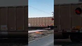 BNSF DPU Shoving Coal Train Through Yorkville