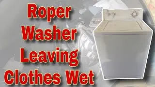 How to Fix Roper (Whirlpool) Washer Not Spinning Correctly | Model #RAS8445KQ0