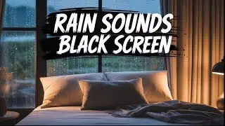 RAIN SOUNDS BLACK SCREEN STOP INSOMNIA NOW