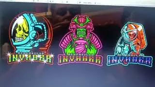 Death Invader Artwork Logo Created Same Day Service Google my number 424-757-2349 Compton Stickers