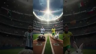 Messi Neymar Race Challenge..🔥🔥 #Messi #Neymar #FunnyRace #funny #race #shorts #sehar #tortoise