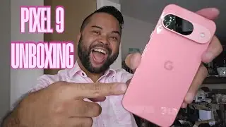 Unboxing the PINK Pixel 9 (Peony)