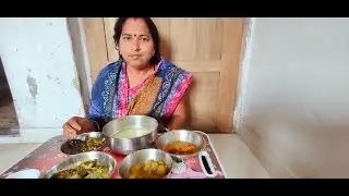 ASMR EATING KUNDURI BHAJA+BEANGAN FRY+SAGA+SOYA CURRY+TAMATO PAGA+WHITE WATER RICE(PAKHAL)|| MUKBANG