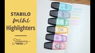 Stabilo Boss Mini Pastel Love Highlighters  |  Stationery Demo Desk