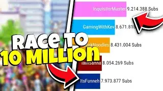 ItsFunneh vs InquisitorMaster RACE To 10 MILLION Subscribers!