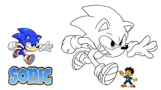 How to Draw Sonic the Hedgehog | SONIC THE HEDGEHOG #sonicdrawing #sonic #drawing 