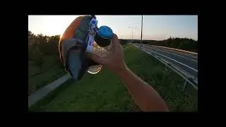 It is my new mini single skin Plastic Bags Foil  BASE Parachute  :) 