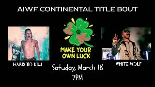 Pure Pro Wrestling: Hard to Kill VS White Wolf