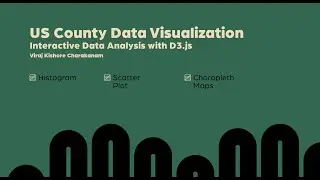 US County Data Visualization | Interactive Data Analysis with D3.js