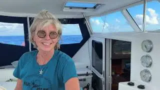 Sailing to Vanuatu with Kicki onboard, October 2025
