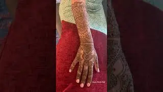 Bridal henna design #uk #mehndi #tattoo #henna #party #artist #asian #shorts #vlog #art #natural #by