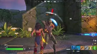 Wonder Woman VS Wildguard Relik in Fortnite