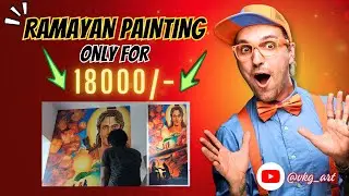 What Happened When I Painted the Ramayan for Days || Ramayan Wall Art || Wall Artwork