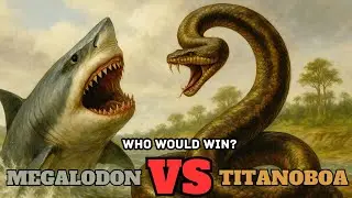 Megalodon vs Titanoboa: Ancient Sea Monster Battle | Megalodon, Titanoboa | What's On Hollywood