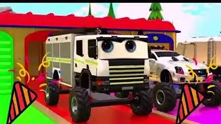JCB Tractor Cartoon | BharatBenz Petrol Tanker Tata Truck Accident Pulling Out JCB 5CX | AJ TOYS