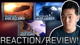 Ships from AEGIS DYNAMICS | Star Citizen Ship Commercials! Reaction!